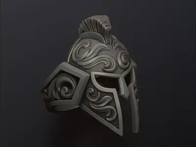 Helmet Ring v3 3D print model