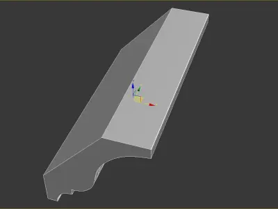 Cornice Moulding Low-poly 3D model