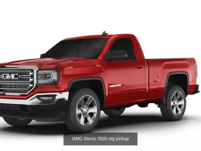 6 Truck gmc canyon 3D Model Pack