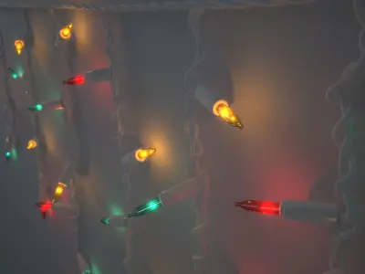 Strings Christmas Light V3 3D model