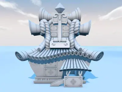  Super fine attic model 3D model