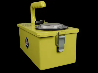 Geiger Counter 3D model