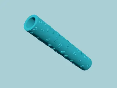 Texture Roll 66 Naruto Positive - Fondant Decoration Maker 3D print model