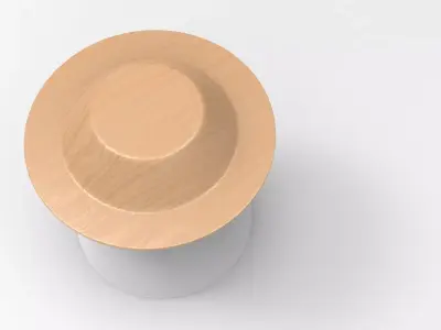 Coni Side Table Low-poly 3D model