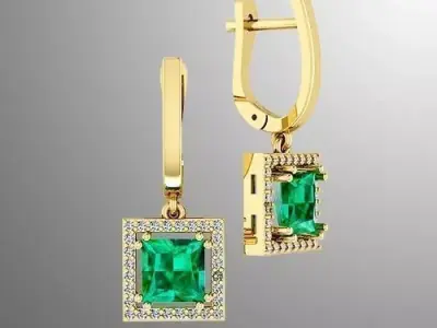 Earrings   od 1 3D print model