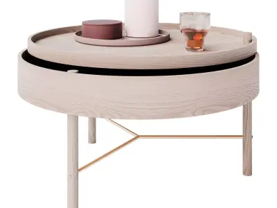 The Turning Table from Theresa Rand whith Accessories from Menu 3D model