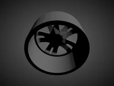 SKODA FABIA RS OEM scalable and printable rims 3D print model
