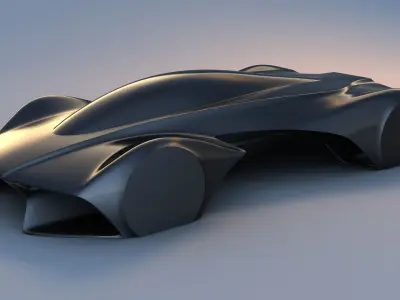 Hypercar Model 1 - basic 3D model