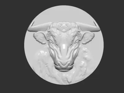 bull head 3D print model