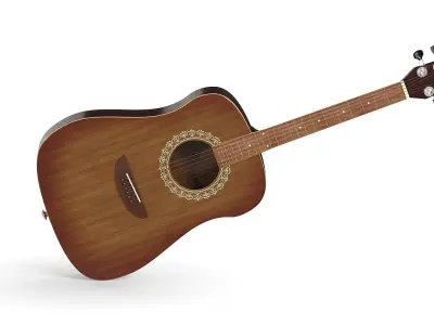Acoustic Guitar 3D model