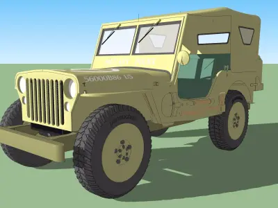 JEEP WILLYS Free 3D model
