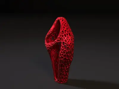 Sculpture Barbara Hepworth 1960 Voronoi 3D print model