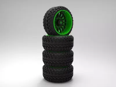 rim american force Low-poly 3D model