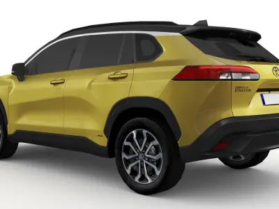 Toyota Corolla Cross Hybrid 2023 Low-poly 3D model