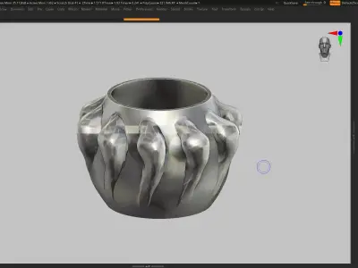 vase pot planter 3d print 870  3D print model