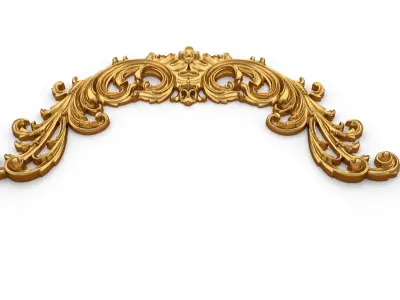 Classic decor ornament 336 3D model