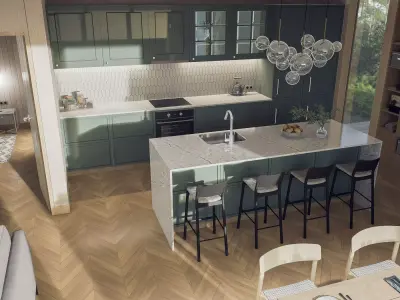 Interior Scene D5 render 2022 3D model