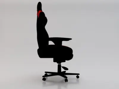 Gaming Chair 02 Low-poly 3D model