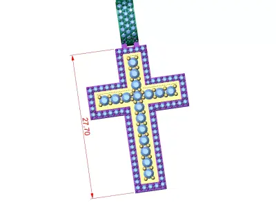 Custom Diamond Pendant 3D print model