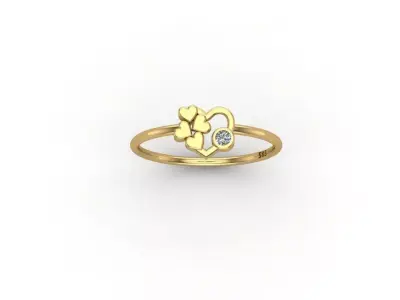 gold ring pint model 3d stl 3D print model buy