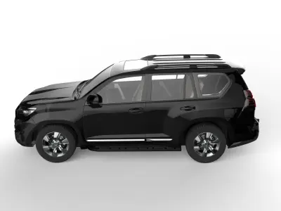 Landcruiser prado Low-poly 3D model
