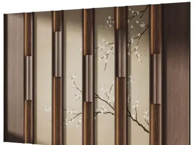 Decorative V72 Wall Panels 3D model