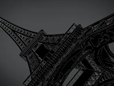 Eiffel Tower 3D model get
