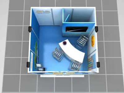 Exhibition Stand 023 3D model
