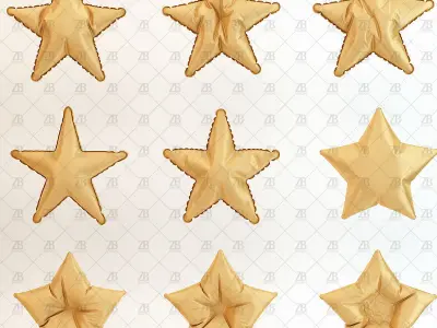 Star Balloon 3D model