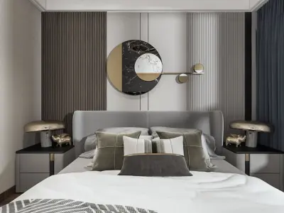 style Modern bedroom 3D model