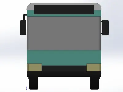 bus 3d model 3D model