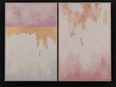 Pink-sunrise Frame 3D model