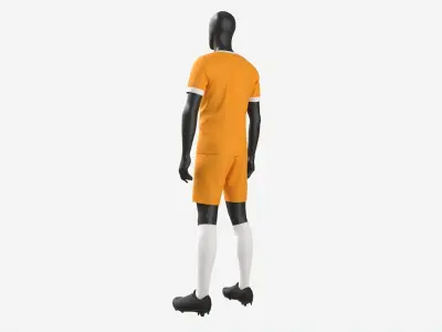 Male Mannequin in Soccer Uniform 3D model