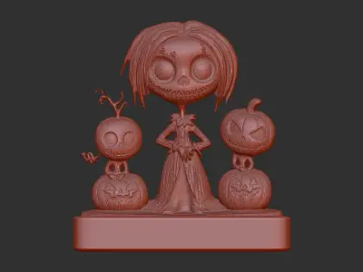 hallowen pumpkin decor  3D print model