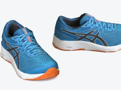 Footwear ASICS - 3d Model Low-poly 3D model