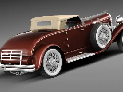 Duesenberg SJ Roadster 1935 3D model