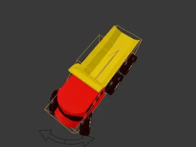 toy car model Low-poly 3D model