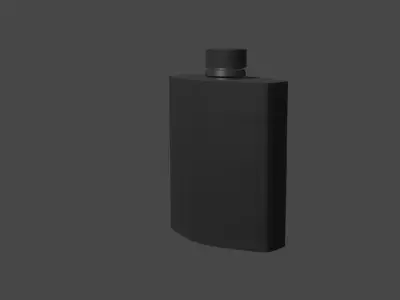 Small Plastic Car Product Style Bottle  Free 3D model