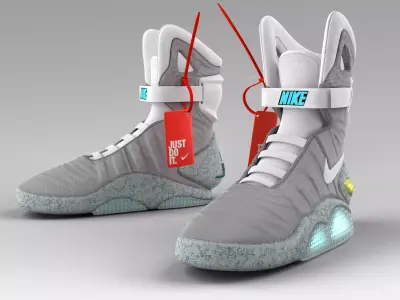 NIKE MAG Low-poly 3D model