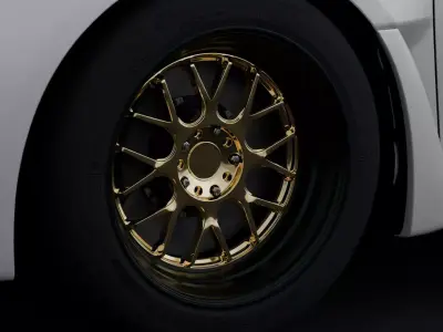 F1R F21 Aftermarket Wheel Low-poly 3D model