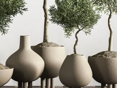 indoor plant stant 46 3D model