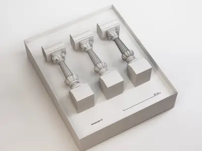 Historical Elements - Ballustrades 3D model