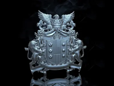 Coat of Arms 3D print model buy