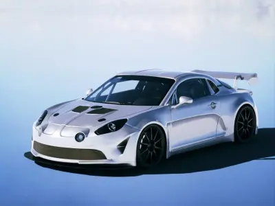 Alpine A110 GT4 2019 3D model