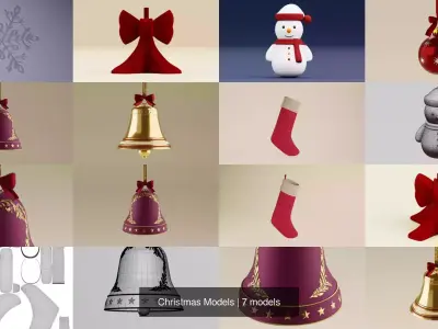Christmas Models 3D Model Collection