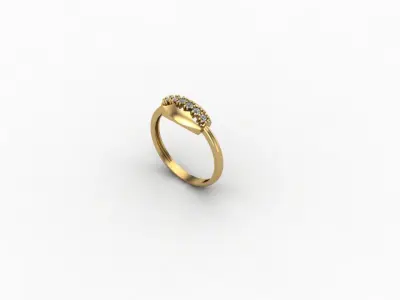 gold ring pint jewelry model 3d stl 3D print model buy