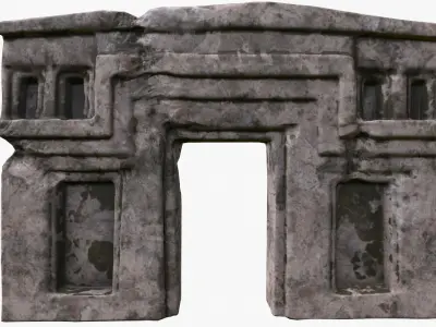 The Gate of the Sun Free low-poly 3D model