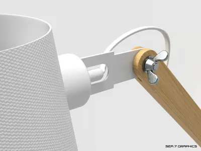 Wall lamp 9 Design Reina 3D model