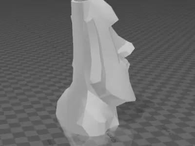 Moai pen HOLDER Free 3D print model