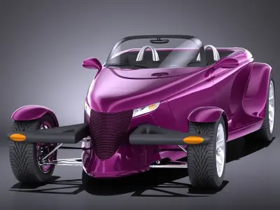 Plymouth Prowler Concept 1993 VRAY 3D model